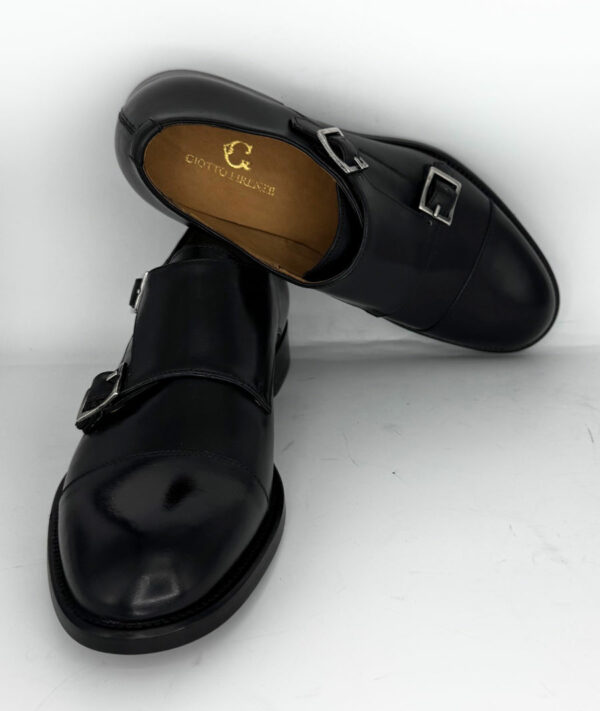 double buckle men's shoe