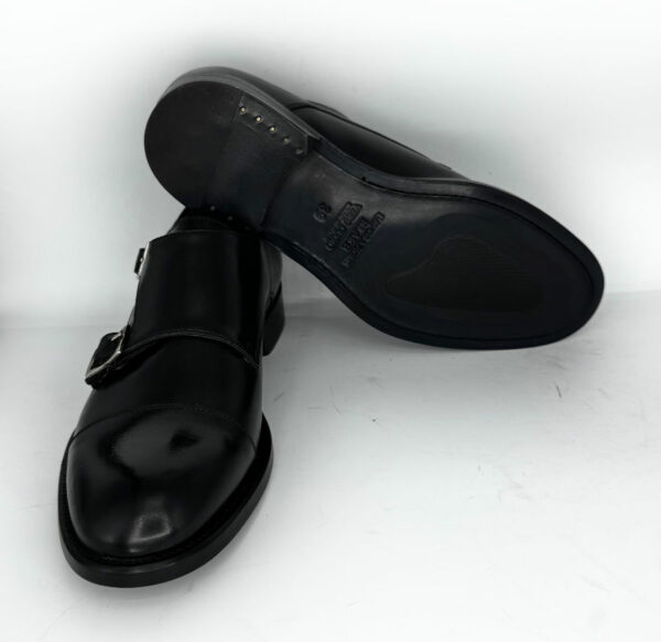 double buckle men's shoe