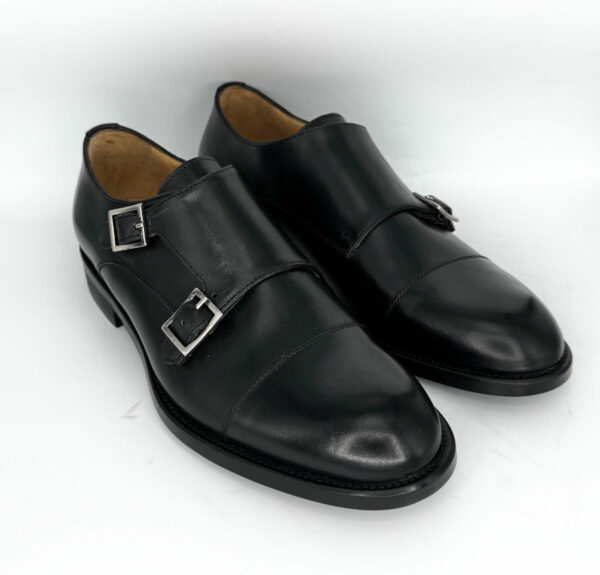 double buckle men's shoe
