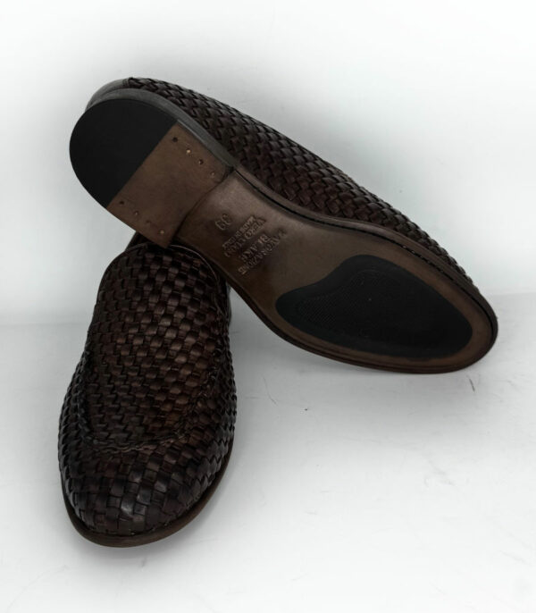 woven men’s moccasin