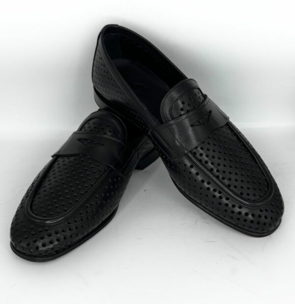 hand-perforated moccasin