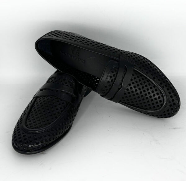 hand-perforated moccasin